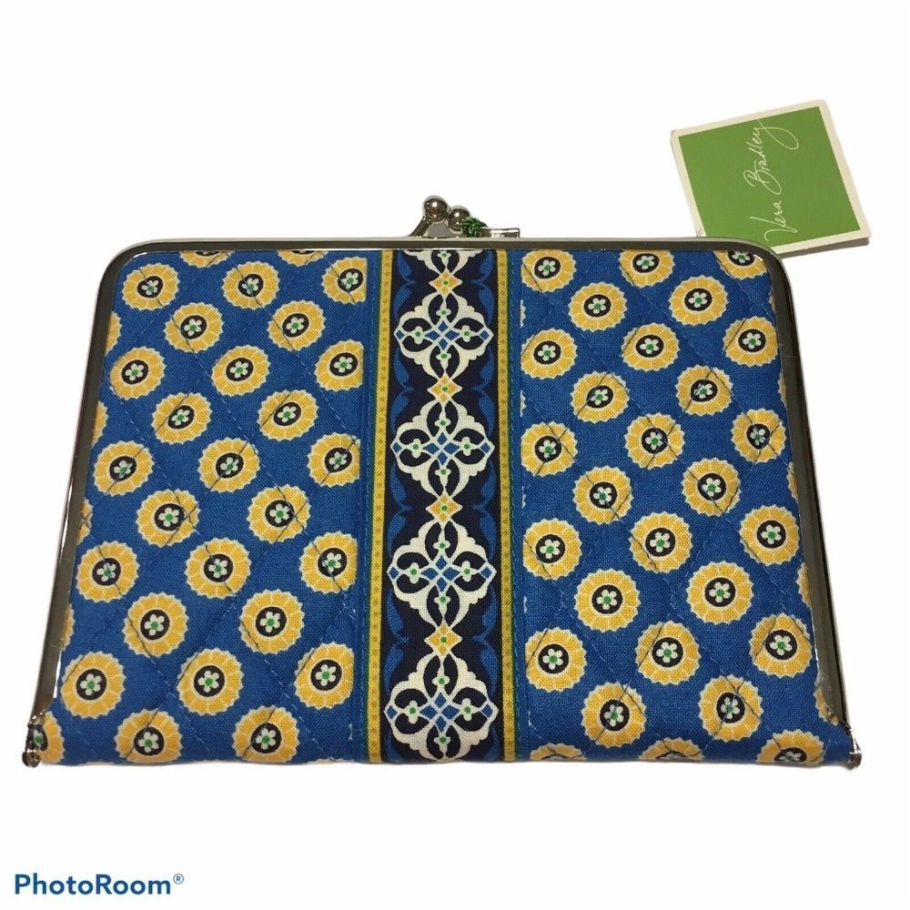 NWT Vera Bradley Retired Riviera Blue Hugs N Kisse